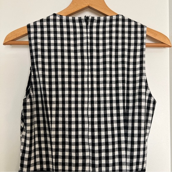 TOME Gingham Ruffle Hem Dress - Picture 7 of 12